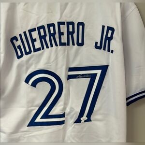 Signed V. Guerrero Jr. JSA AUTHENTICATED Toronto Jersey